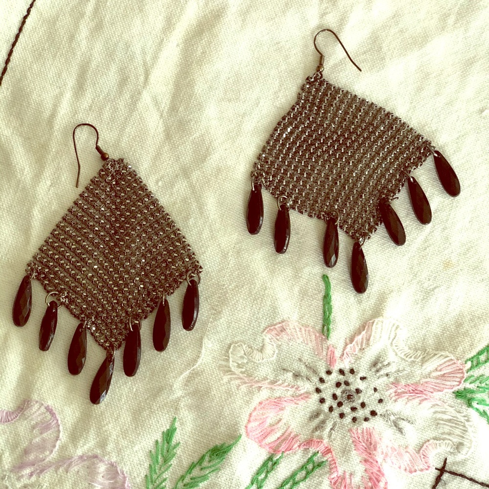 Silver Tone Earrings.